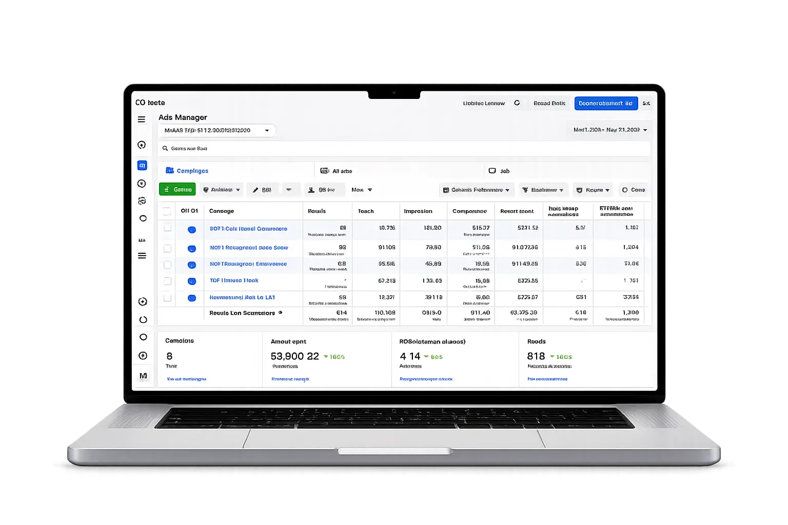 Laptop ads manager
